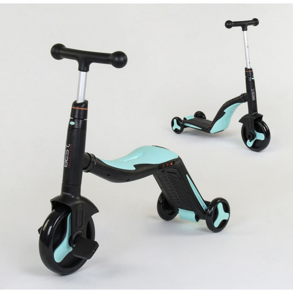 

Самокат 3 в 1 Best Scooter JT 20255 Голубой