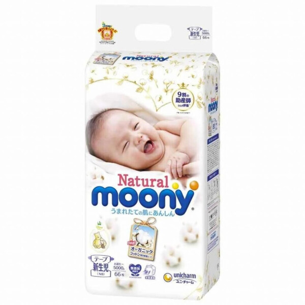 

Подгузник Moony Natural NB 0-5 кг 66 шт (4903111213467)