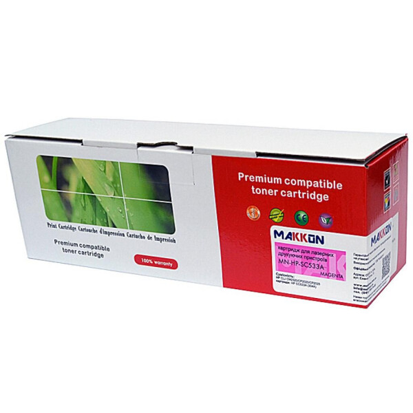 

Картридж Makkon HP CLJ CC533A (304A) (SC533A) 2.8k magenta (MN-HP-SC533A)