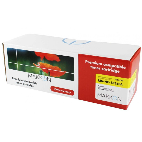 

Картридж Makkon HP CLJP CF212A (131A) (SF212A) 1.5k yellow (MN-HP-SF212A)