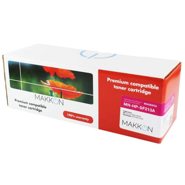 

Картридж Makkon HP CLJP CF213A (131A) (SF213A) 1.5k magenta (MN-HP-SF213A)