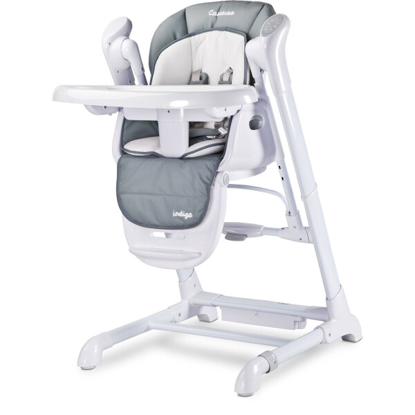 

Стульчик для кормления + качель 2 в 1 Caretero Indigo Grey