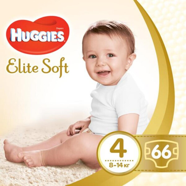 

Подгузник Huggies Elite Soft 4 Mega 66 шт (5029053545301)
