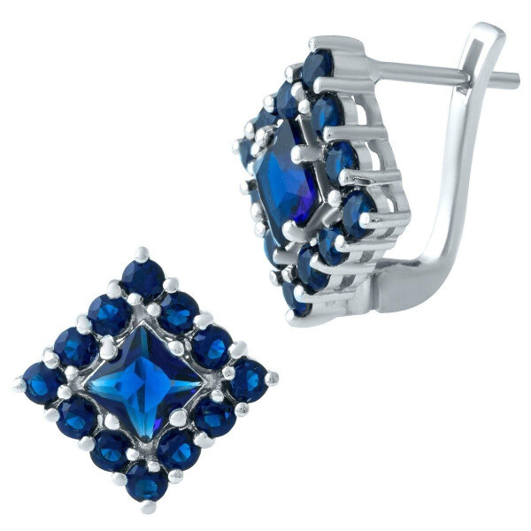 

Серебряные серьги GS с сапфиром nano (1938799)