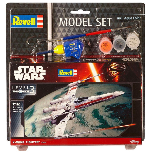 

Сборная модель Revell Звездный истребитель X-крыл уровень 3, 1:112 (RVL-63601)