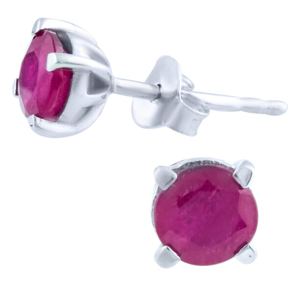 

Серебряные серьги GS с натуральным рубином (1764619)