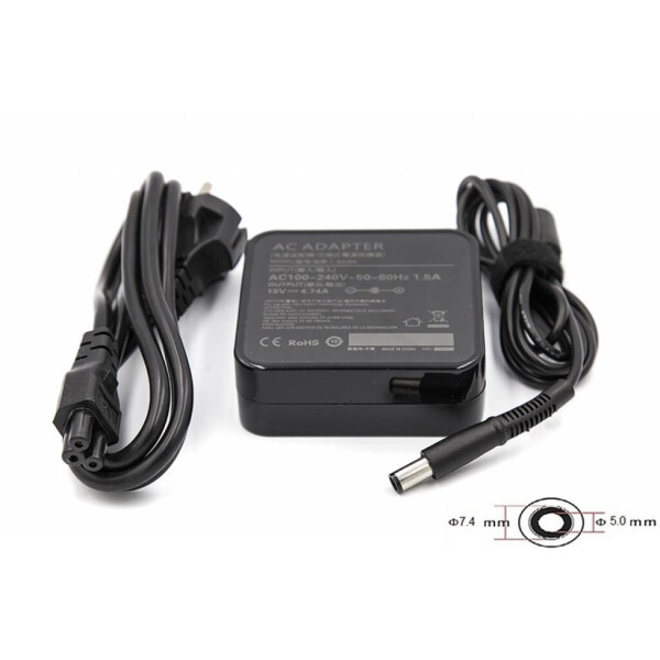 Блок питания к ноутбуку PowerPlant HP 220V, 19V 90W 4.74A (7.4*5.0) wall mount (WM-HP90F7450)