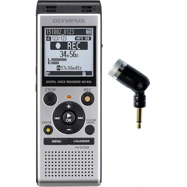 

Цифровой диктофон OLYMPUS WS-852+ME52 Microphone (V415121SE020)