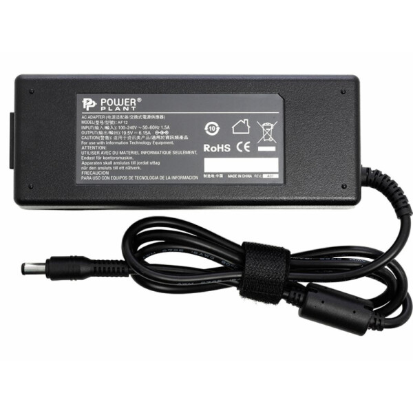 

Блок питания к ноутбуку PowerPlant IBM/LENOVO 220V, 19.5V 120W 6.15A (6.3*3.0) (IB120G6330)