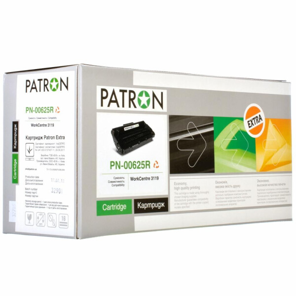 

Картридж PATRON XEROX WC 3119 Extra (PN-00625R)
