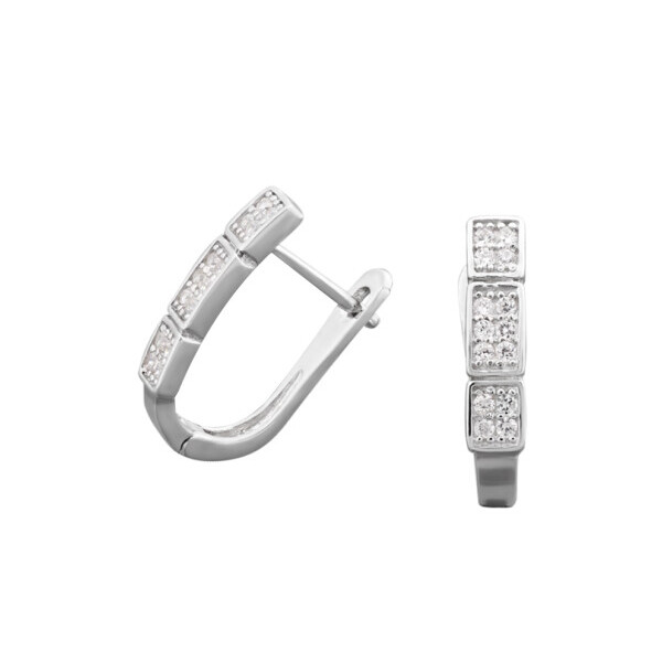 

Серебряные серьги GS