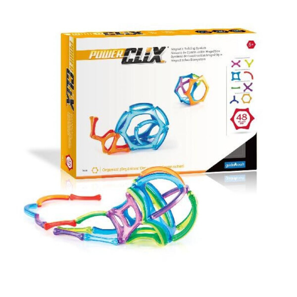 

Конструктор Guidecraft PowerClix Organics 48 деталей2139 (G9431)