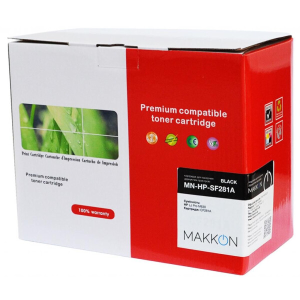 

Картридж Makkon HP LJ CF281A (81A) (SF281A) 10.5k (MN-HP-SF281A)