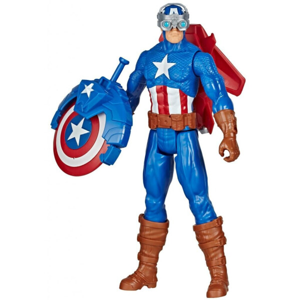 

Фигурка Hasbro Marvel Avengers Мстители Титан Капитан Америка с аксессуарам (E7374)