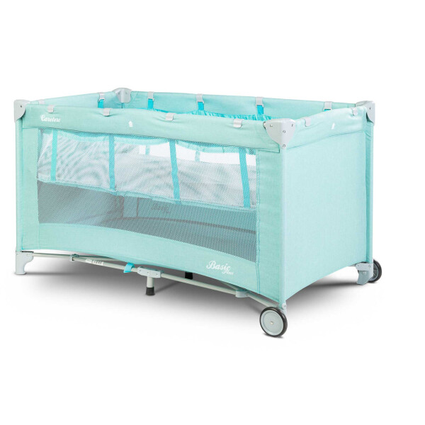 

Детская кровать манеж Caretero Basic Plus Mint