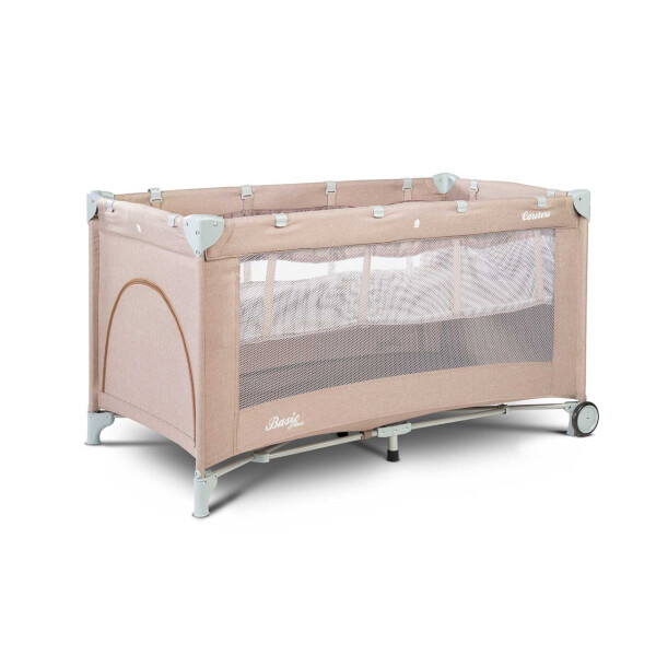 

Детская кровать манеж Caretero Basic Plus Beige