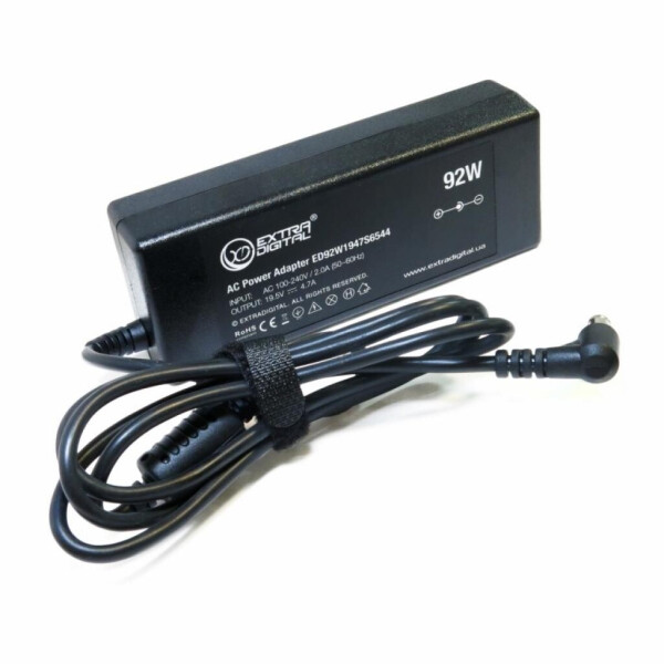 

Блок питания к ноутбуку EXTRADIGITAL Sony 19.5V, 4.7A, 92W (6.0x4.4) (PSS3814)