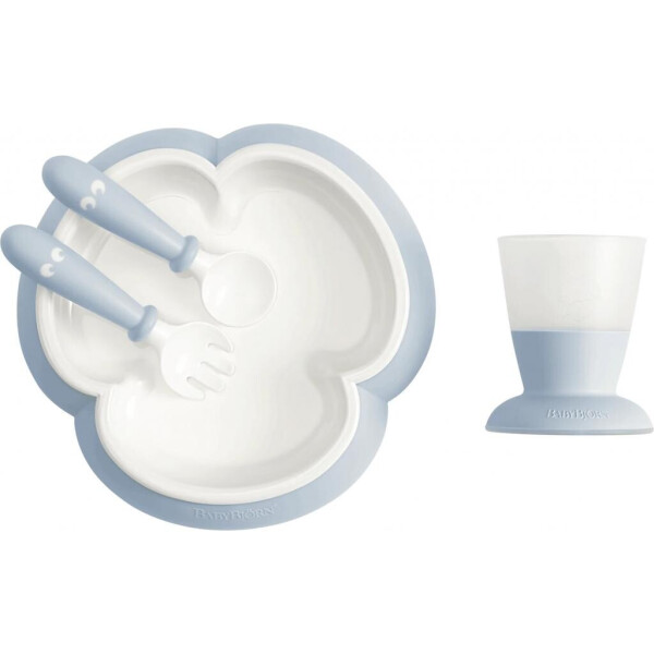 

Набор детской посуды Baby Bjorn Feeding Set, Powder Blue (78167)