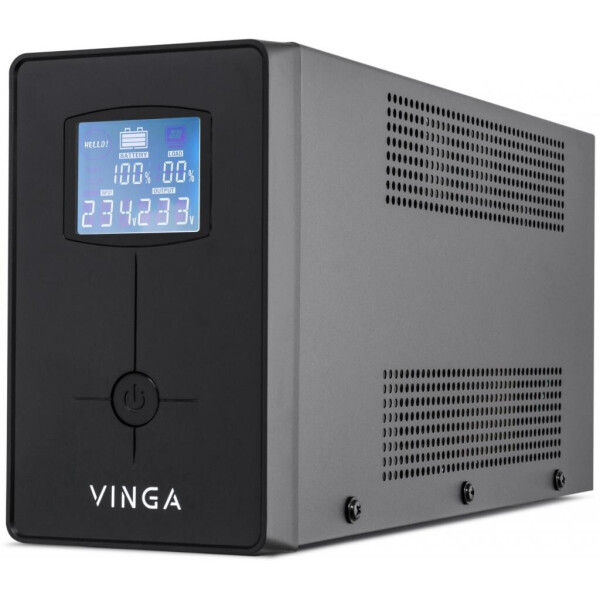 

Источник бесперебойного питания Vinga LCD 1200VA metal case with USB+RJ11 (VPC-1200MU)