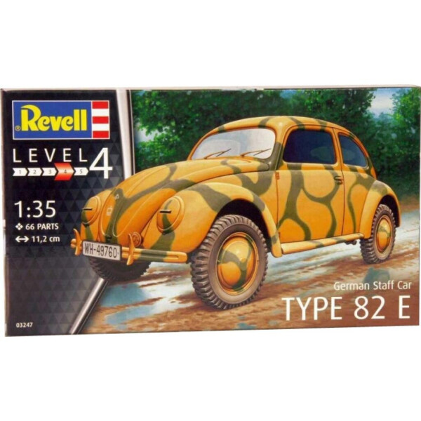 

Сборная модель Revell Автомобиль German Staff Car TYPE 82E 1:35 (3247)