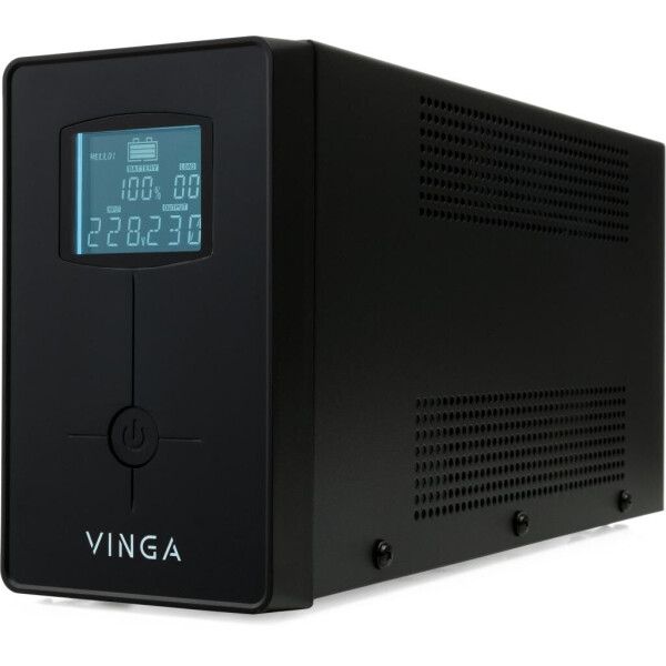 

Источник бесперебойного питания Vinga LCD 600VA metal case with USB+RJ11 (VPC-600MU)