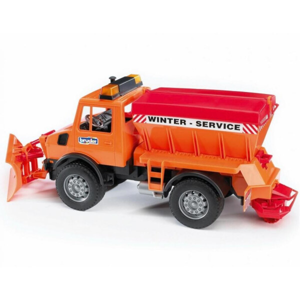 

Спецтехника Bruder снегоуборочный автомобиль MB Unimog, М1:16 (02572)