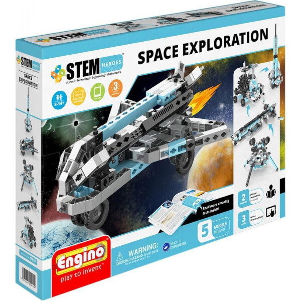 

Конструктор Engino Stem Heroes 5 в 1 Исследование космоса (STH51)