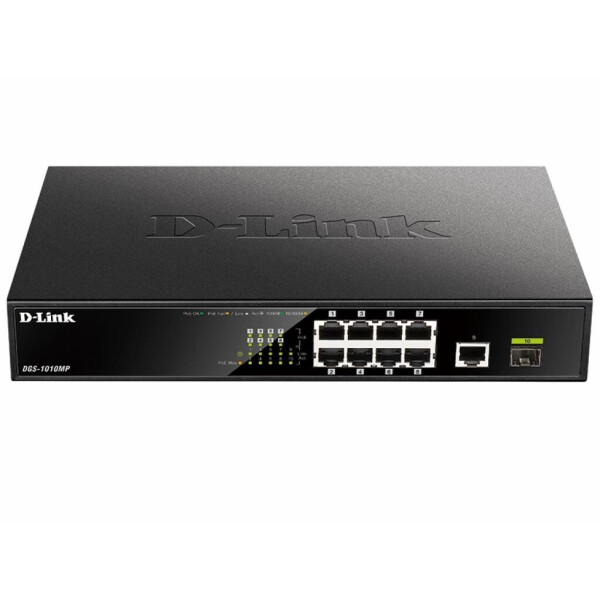 

Коммутатор сетевой D-Link DGS-1010MP