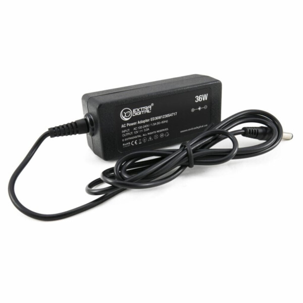 

Блок питания к ноутбуку EXTRADIGITAL Asus 12V, 3A, 36W (4.7x1.7) (PSA3834)
