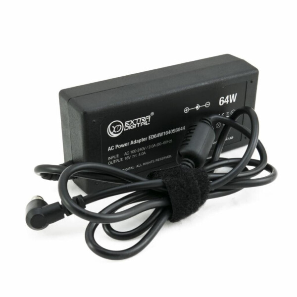 

Блок питания к ноутбуку EXTRADIGITAL Sony 16V, 4A, 64W (6.0x4.4) (PSS3844)