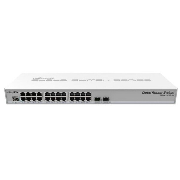 

Коммутатор сетевой Mikrotik CRS326-24G-2S+RM