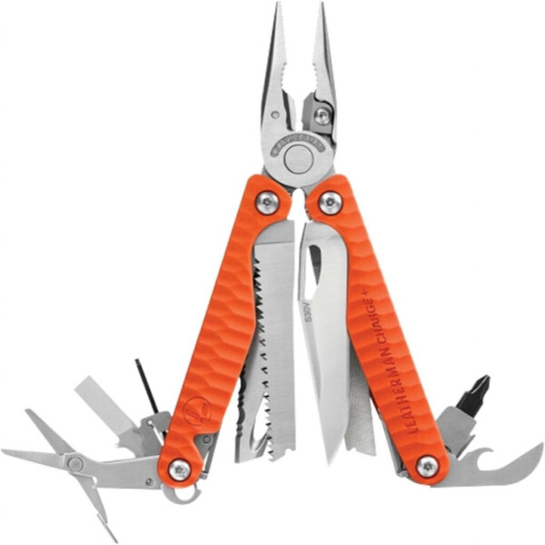 

Мультитул LEATHERMAN Charge Plus Orange, синтет. чехол, карт. кор., метрич. биты (832782)