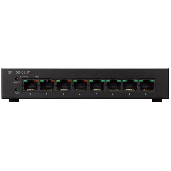 

Коммутатор сетевой Cisco SF110D-08HP-EU