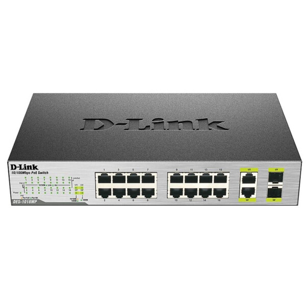 

Коммутатор сетевой D-Link DES-1018MP