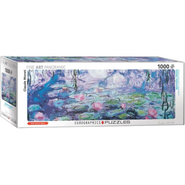 

Пазл EuroGraphics Водяные лилии (фрагмент). Клод Моне, 1000 эл. панорамный (6010-4366)