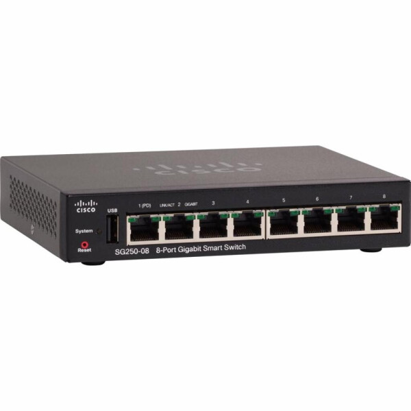 

Коммутатор сетевой Cisco SG250-08HP-K9-EU