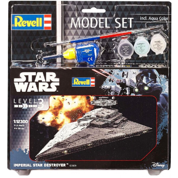 

Сборная модель Revell Космический корабль Звездный Разрушитель уровень 3 м1:12300 (RVL-63609)
