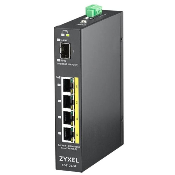 

Коммутатор сетевой ZyXel RGS100-5P (RGS100-5P-ZZ0101F)