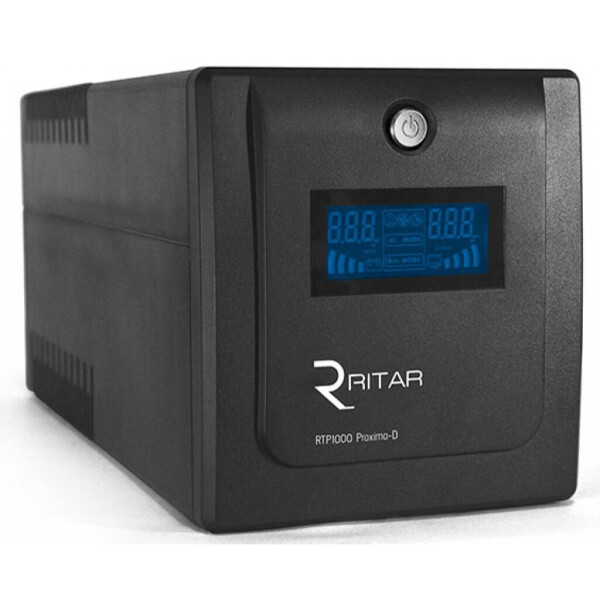 

Источник бесперебойного питания Ritar RTP1000 (600W) Proxima-D (RTP1000D)