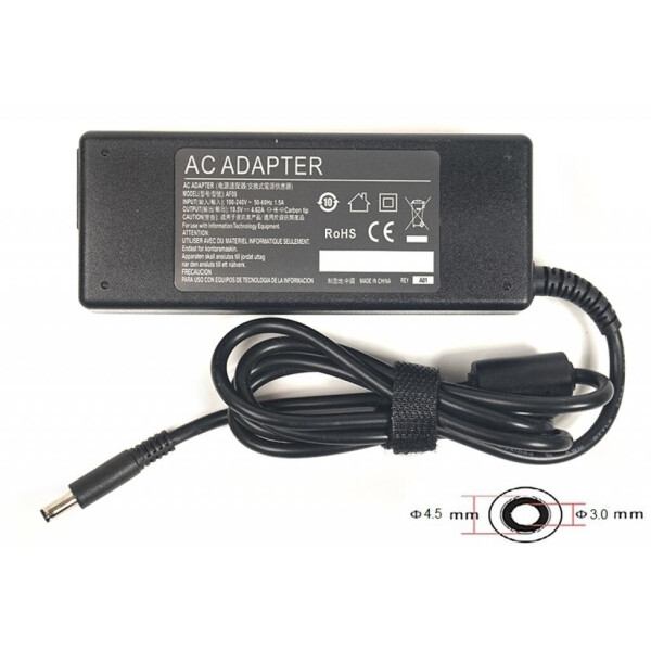 

Блок питания к ноутбуку PowerPlant DELL 220V, 19.5V 90W 4.62A (4.5*3.0) (DL90G4530)