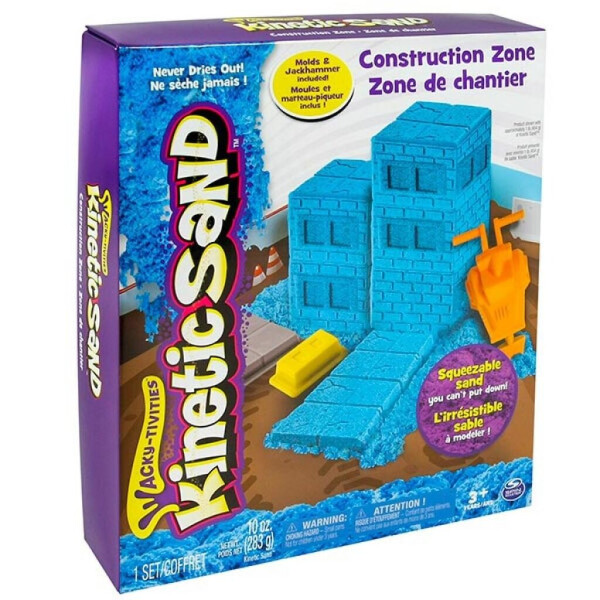 

Набор для творчества KINETIC SAND Construction Zone голубой (71417-2)