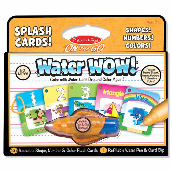 

Набор для творчества Melissa&Doug Волшебная водная раскраска Цифры, формы, цвет (MD5237)