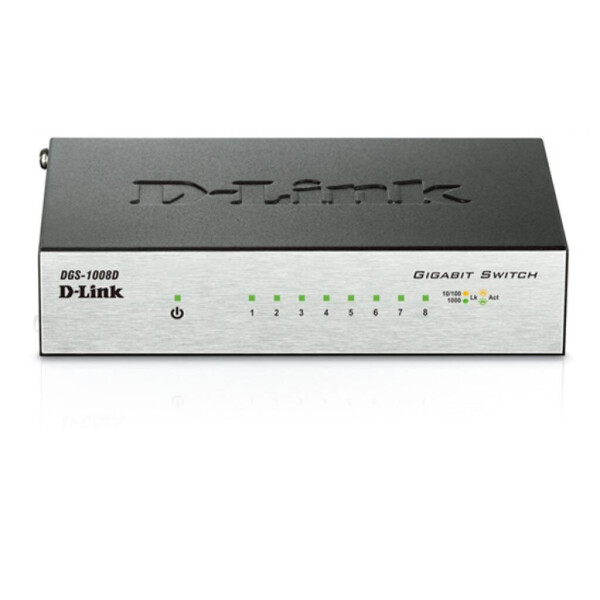 

Коммутатор сетевой D-Link DGS-1008D