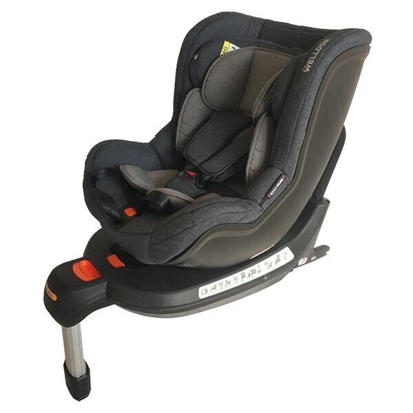 

Автокресло Welldon Safe Rotate FIX (графитовый/серый) от 0 до 4 лет IG03-S95-001