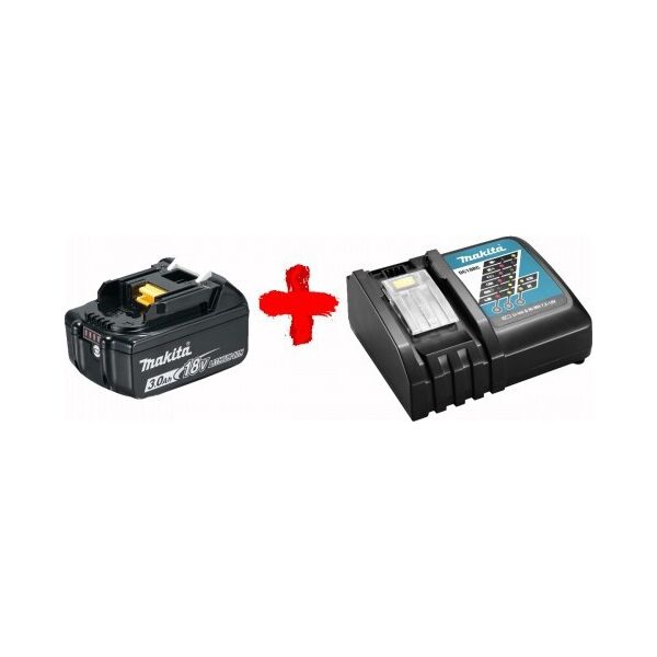 

Li-ion BL1830B + быстрозарядное устройство Makita DC18RC (191A24-4)