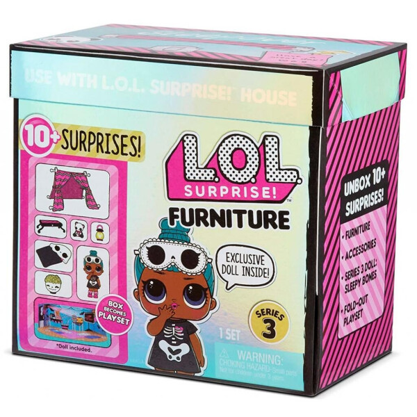 

Кукла L.O.L. Surprise! Furniture S2 - Комната Леди-сплюшки (570035)