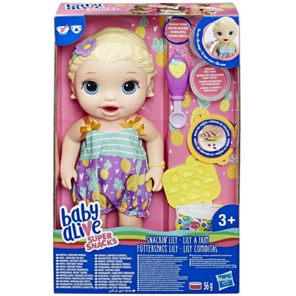 

Кукла Hasbro Baby Alive Малышка Блондинка и Снеки (E5841)
