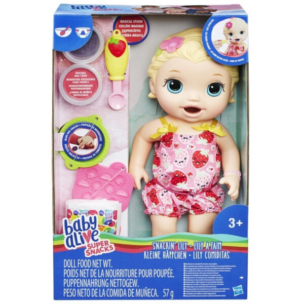 

Кукла Hasbro Baby Alive Малышка Лили со снеками (C2697)