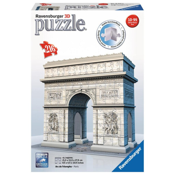 

Пазл Ravensburger 3D Пазл Триумфальная арка (4005556125142)