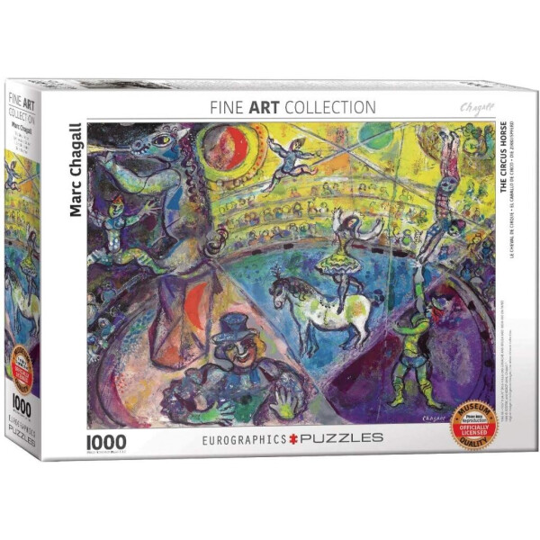

Пазл EuroGraphics Цирковая лошадь. Марк Шагал, 1000 элементов (6000-0851)
